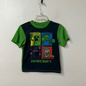 Minecraft boys pajama tee